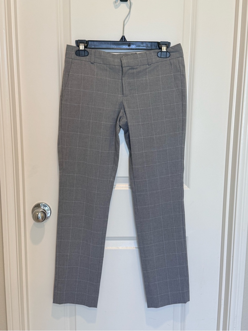 Banana Republic Women’s Gray Windowpane Dress Pants